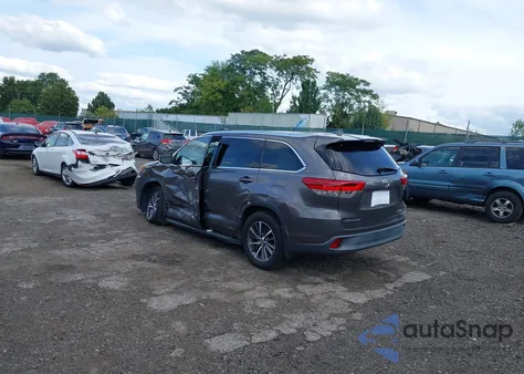 2017 Toyota Highlander Xle from USA, damaged, VIN 5TDJZRFH9HS407089